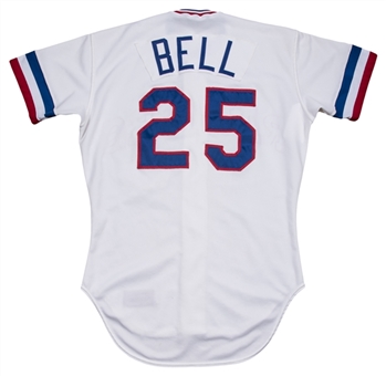 1983 Buddy Bell Game Used Texas Rangers Home Jersey (MEARS A10)